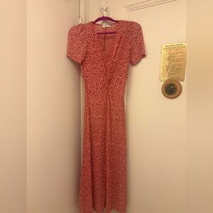 Mango floral maxi dress